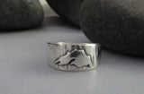 Sterling Silver Lake Superior Textured Ring