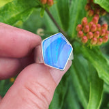 Boulder Opal and Sterling Silver Ring