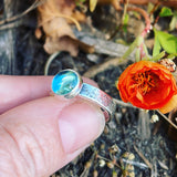 Swiss Blue Topaz and Sterling Silver Ring