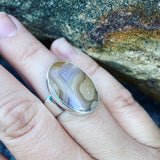 Coyomito Agate and Sterling Silver Ring