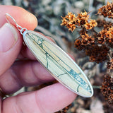 Brecciated Jasper and Sterling Silver Earrings