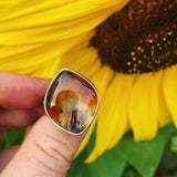Turkish Stick Agate and Sterling Silver Ring