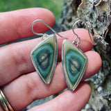 Imperial Jasper and Sterling Silver Earrings