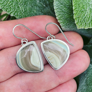 Imperial Jasper and Sterling Silver Earrings