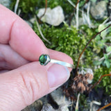 Tourmaline and Sterling Silver Ring