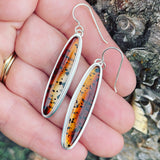 Montana Moss Agate and Sterling Silver Earrings