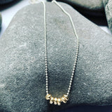 14K Gold and Sterling Silver Necklace