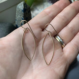 14K Gold-filled Marquise Earrings