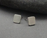 Sterling Silver Small Square Posts