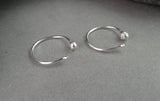 Sterling Silver Hoops - SMALL