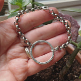 Sterling Silver Chunky Link Bracelet