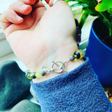 Greens-Multi Beaded Bracelet