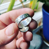 Rutilated Quartz and Sterling Silver Ring