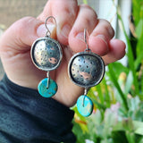 Turquoise and Sterling Silver Earrings